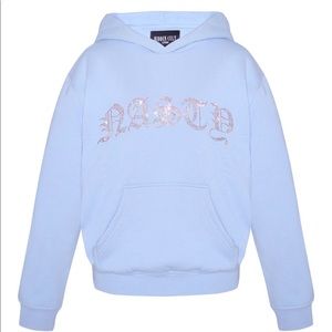 Hidden Cult powder blue hoody and matching sweats